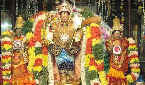 Mannargudi Malavan in Srividya Rajagopala Thirukolam