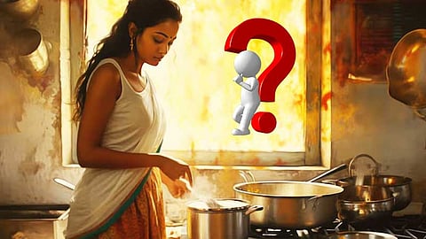 Woman cook in kitchen