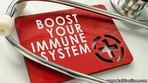 Boost Your Immune System wrote on a board
