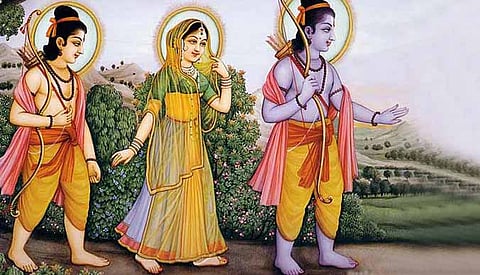 Holy places where Sri Rama's feet were planted