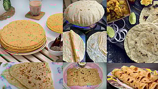 Types of chapathi