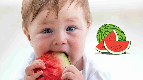 Baby Eat Watermelon