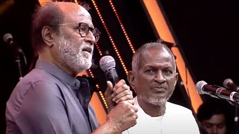 Rajinikanth Speech and Ilayaraja stare