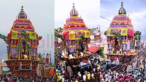 Kombai Thirumalairaya Perumal temple Therottam
