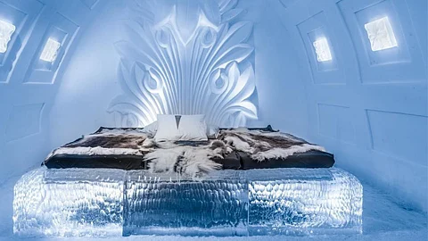 Ice Bedroom in Hotel