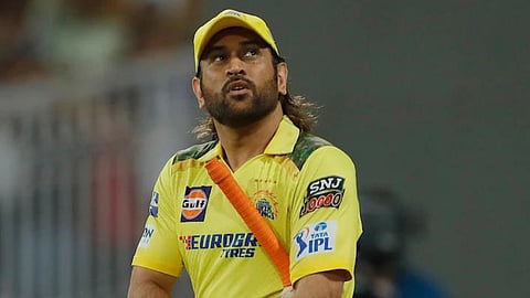 MS Dhoni in IPL match