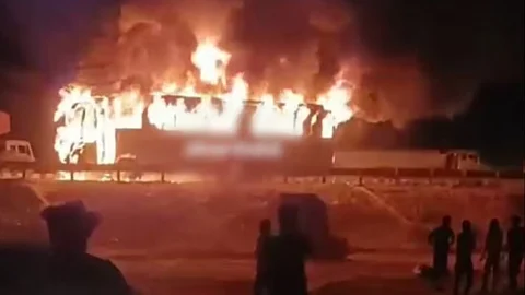 Haryana Bus Fire Accident