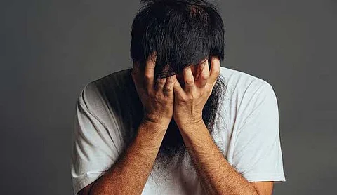 depressed person