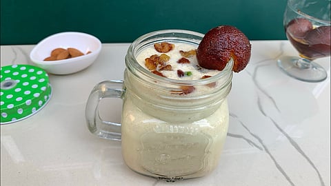 Gulab Jamun Milkshake