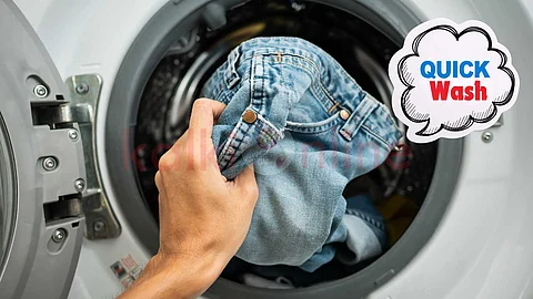 Quick wash in Washing machine