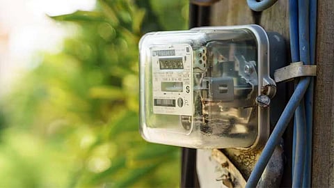 EB meter box in outdoor