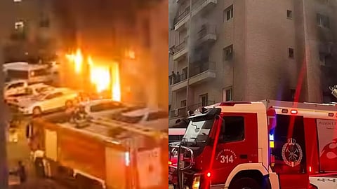 Kuwait fire accident