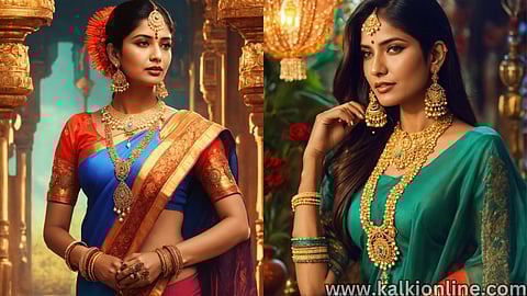 Women in Saree.
