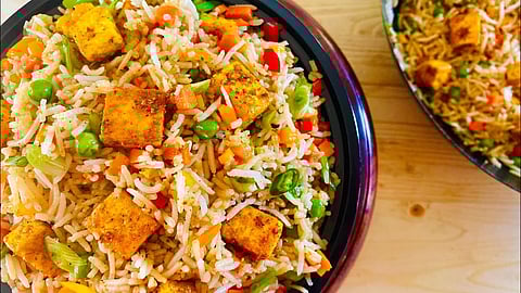 Paneer fried rice