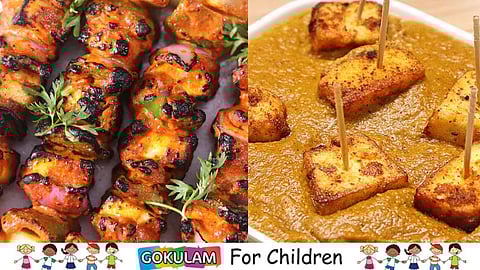 Paneer Tikkas...