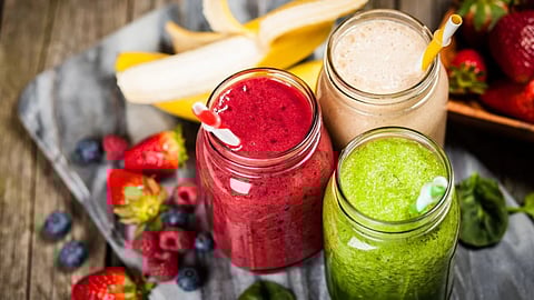 Pink glow smoothie