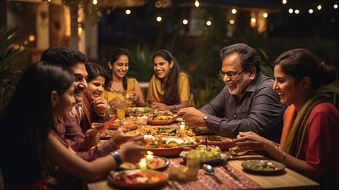 Eating food at night time