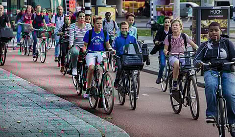 A country that prioritizes bicycles