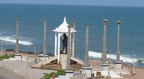 Pondicherry Gandhi Statue