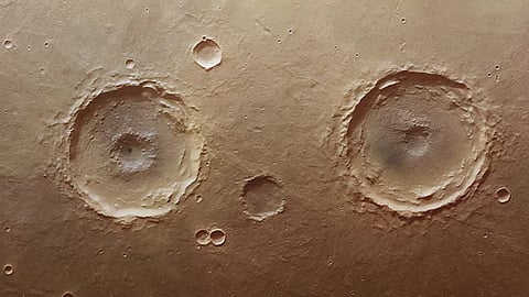 Craters on Mars