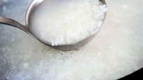 சோறு வடித்த கஞ்சி...