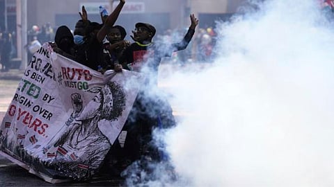 People Protest In Kenya