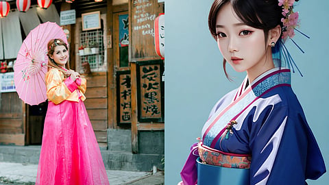 korean girls outfit dress...