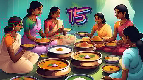 South indian feast