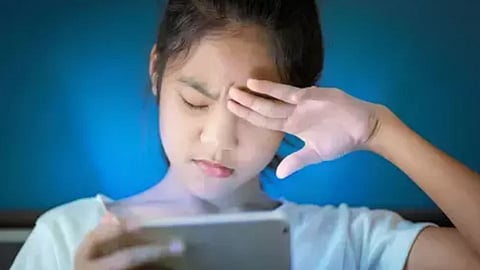 smartphone affects the eyes