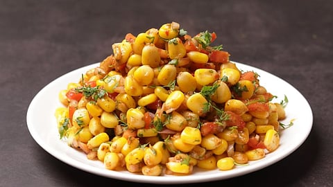 Masala corn chat