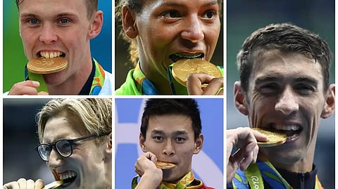 Do you know why Olympic medalists bite their medals?
