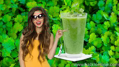 coriander juice