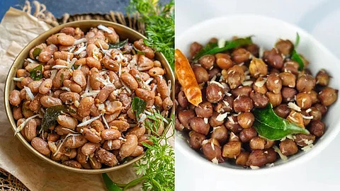 ராஜ்மா, கொண்டைக்கடலை சுண்டல்