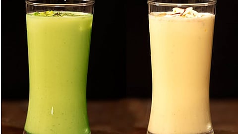 பிஸ்தா பால், பாதாம் பால்