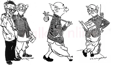 RK laxman cartoons