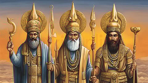 Anu, Enki, Enlil God