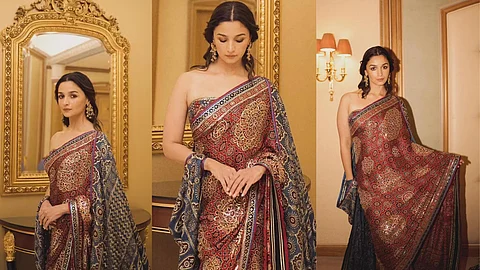 Ajrak saree Uniqueness