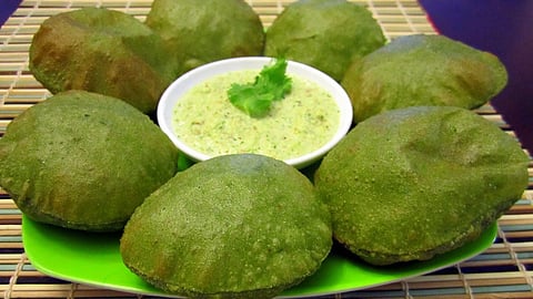 Murungai keerai poori