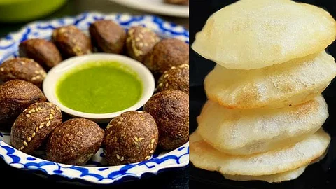 Ragi Banana appam and Paal Pathiri Recipes