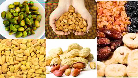 dry fruits...