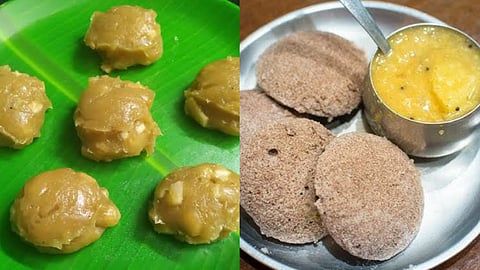 Ala Puttu and Ragi Idli Recipes