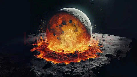 Magma ocean on the moon