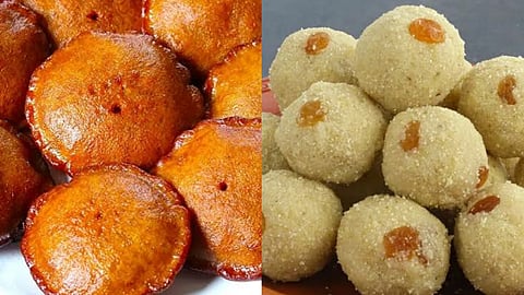 Sweet Chettinad Kandhar Appam-Coconut Rava Ladoo