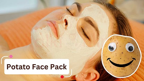 Potato face pack
