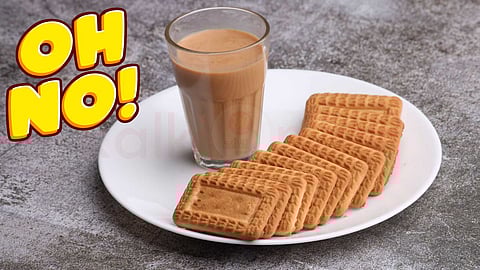 Don't Eat Tea With Biscuit