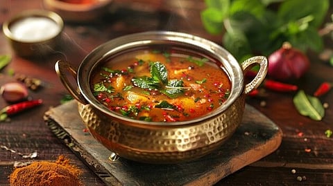 Do you know the history of 'rasam'?
