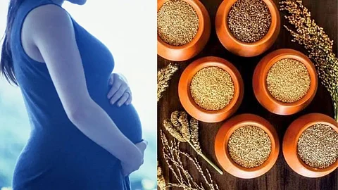 Small grain food suitable for pregnant women