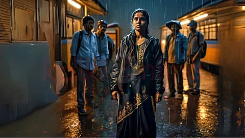 Tamil Short story - woman waiting in bus stand