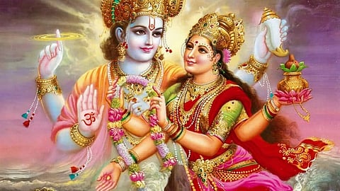 Sri Mahavishnu - Sri Mahalakshmi