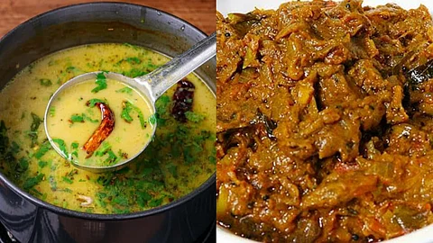 Let's make a tasty coconut lemon rasam with eggplant Thokku?
